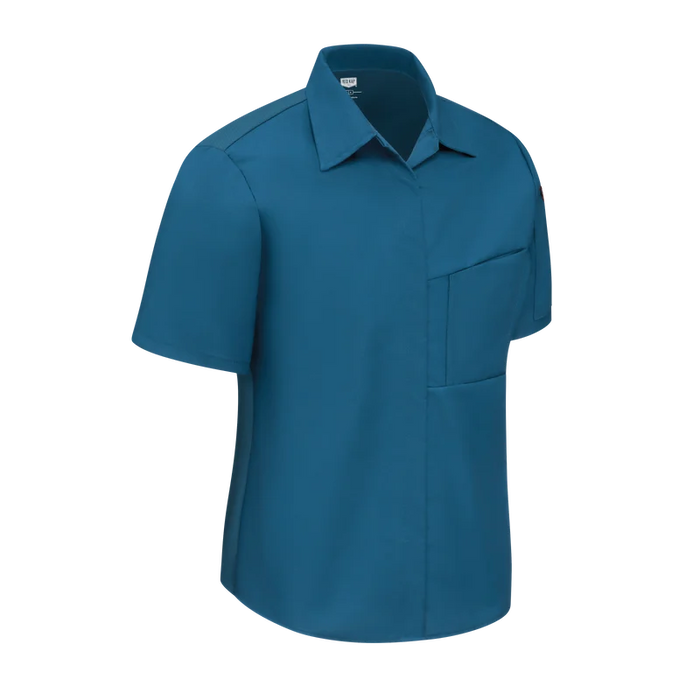 Red Kap® Women's Airflow Cook Shirt with OilBlok and Mesh Back - 501W