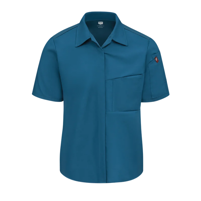 Red Kap® Women's Airflow Cook Shirt with OilBlok and Mesh Back - 501W