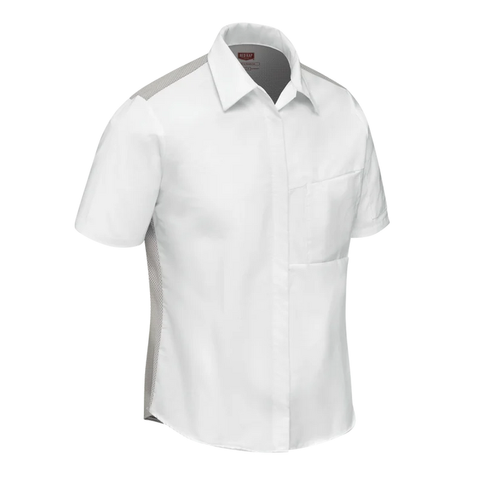 Red Kap® Women's Airflow Cook Shirt with OilBlok and Mesh Back - 501W