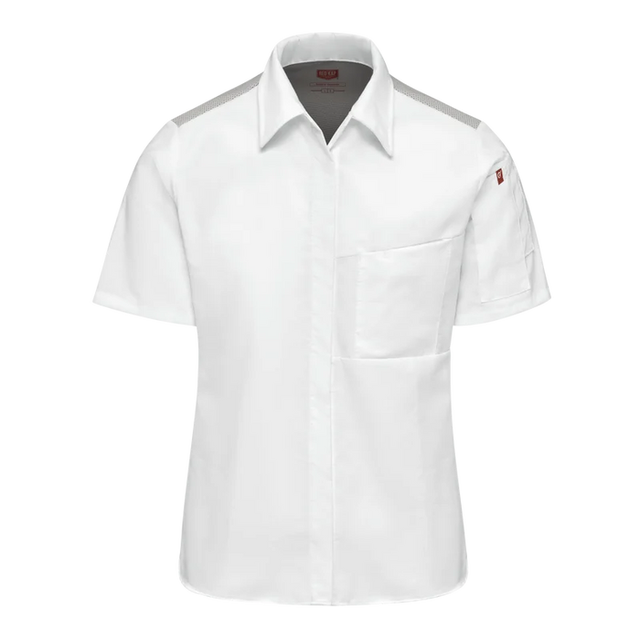Red Kap® Women's Airflow Cook Shirt with OilBlok and Mesh Back - 501W