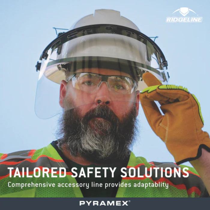 Pyramex® Ridgeline ® T2 Full Brim Hard Hat - 6-Point Ratchet Suspension - HPT256110V