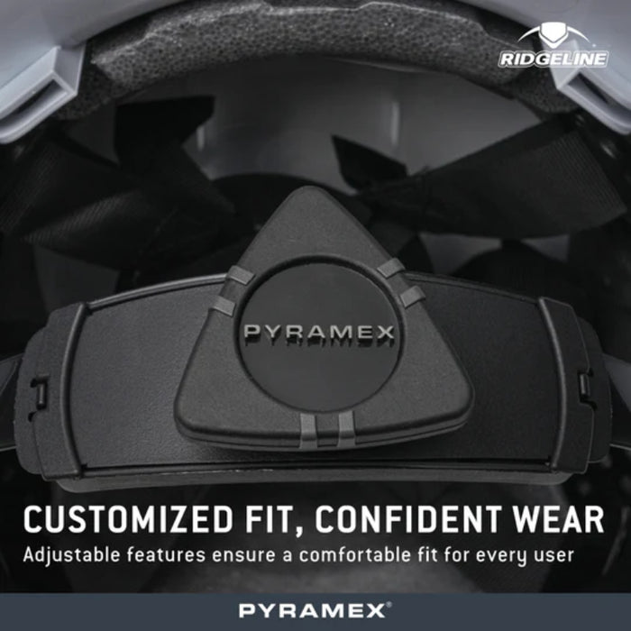 Pyramex® Ridgeline ® T2 Full Brim Hard Hat - 6-Point Ratchet Suspension - HPT256110V