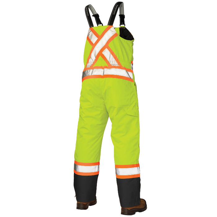 Tough Duck® Hi Vis Insulated Poly Oxford Safety Overall - X-Back - S798