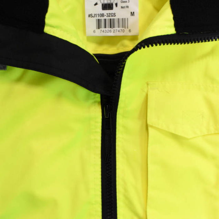 Radians High Visibility Bomber Safety Jacket - ANSI Class 3 Type R - SJ110B