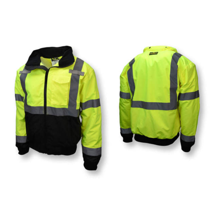 Radians High Visibility Bomber Safety Jacket - ANSI Class 3 Type R - SJ110B