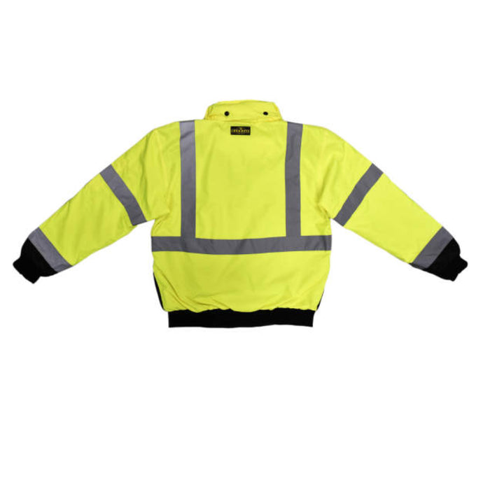 Radians High Visibility Bomber Safety Jacket - ANSI Class 3 Type R - SJ110B