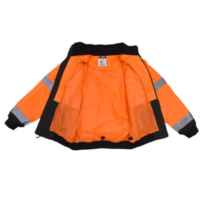 Radians High Visibility Bomber Safety Jacket - ANSI Class 3 Type R - SJ110B