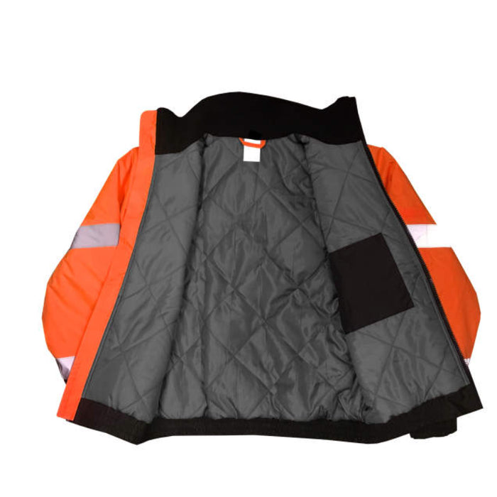 Radians High Visibility Weatherproof Bomber Jacket - ANSI Class 3 Type R - SJ11QB