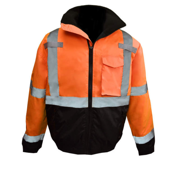 Radians High Visibility Weatherproof Bomber Jacket - ANSI Class 3 Type R - SJ11QB
