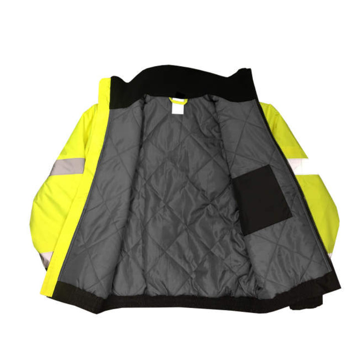 Radians High Visibility Weatherproof Bomber Jacket - ANSI Class 3 Type R - SJ11QB