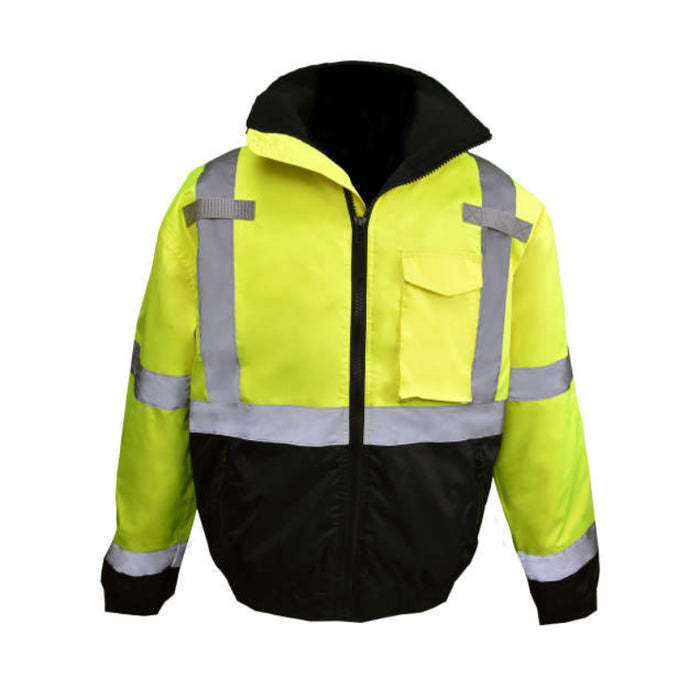 Radians High Visibility Weatherproof Bomber Jacket - ANSI Class 3 Type R - SJ11QB