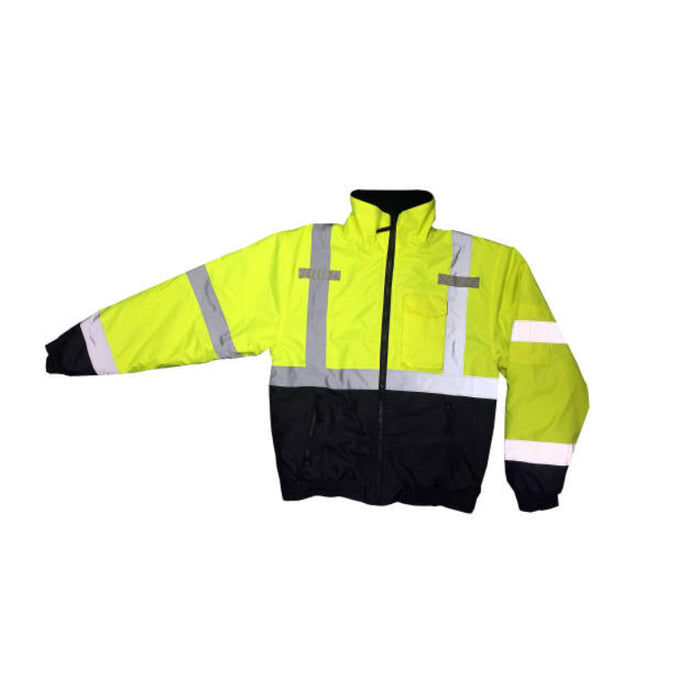 Radians High Visibility Weatherproof Bomber Jacket - ANSI Class 3 Type R - SJ11QB