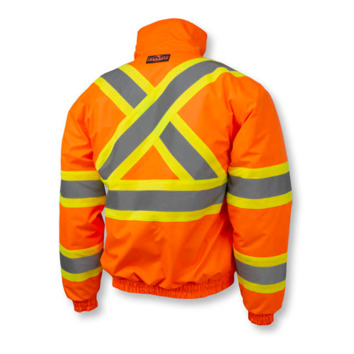 Radians High Visibility Quilted Bomber Jacket - ANSI Class 3 Type R - SJ11QX