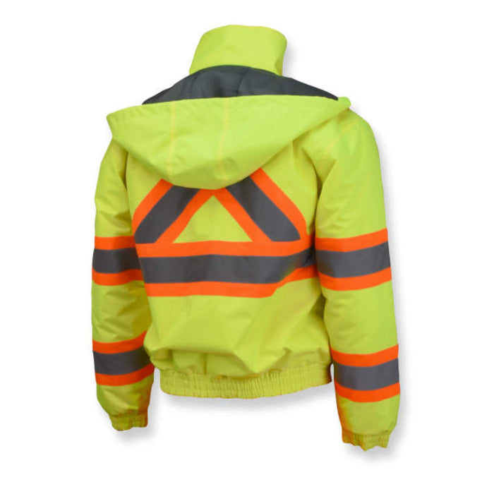 Radians High Visibility Quilted Bomber Jacket - ANSI Class 3 Type R - SJ11QX