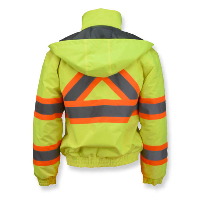 Radians High Visibility Quilted Bomber Jacket - ANSI Class 3 Type R - SJ11QX