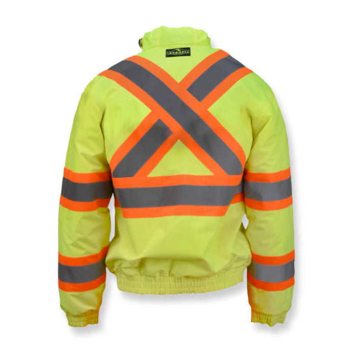 Radians High Visibility Quilted Bomber Jacket - ANSI Class 3 Type R - SJ11QX