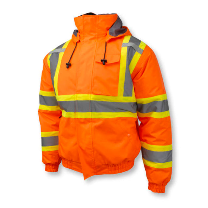 Radians High Visibility Quilted Bomber Jacket - ANSI Class 3 Type R - SJ11QX