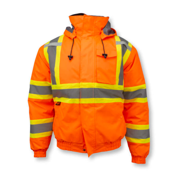 Radians High Visibility Quilted Bomber Jacket - ANSI Class 3 Type R - SJ11QX