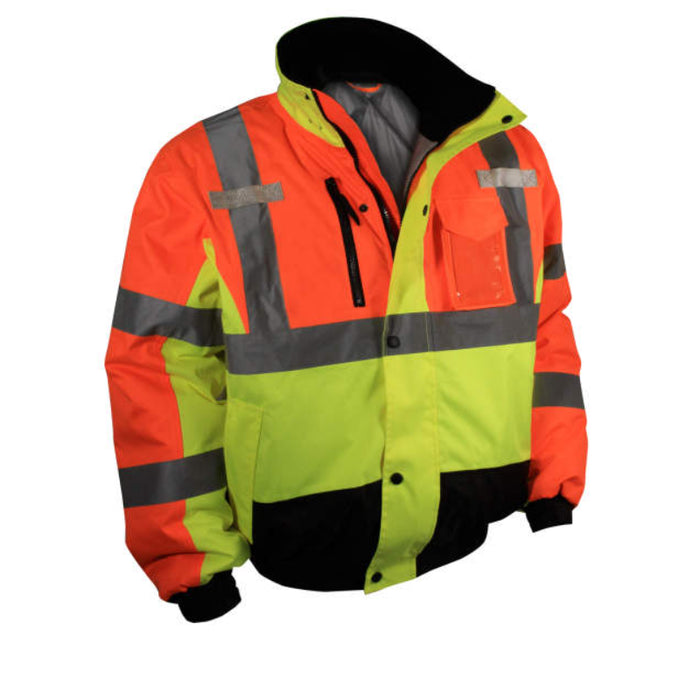 Radians Weatherproof Multi-Color Bomber Jacket - ANSI Class 3 - SJ12