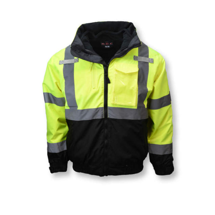 Radians High Visibility Three-in-One Bomber Jacket - ANSI Class 3 Type R - SJ210B