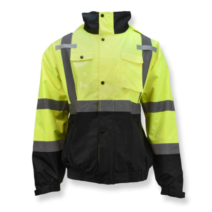 Radians Hi Vis Durable Ripstop Bomber Jacket - ANSI Class 3 Type R - SJ320