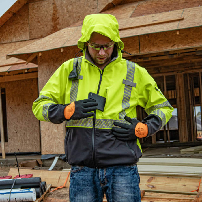 Radians Hi Vis Softshell Ripstop Jacket - ANSI Class 3 - Type R - SJ322B