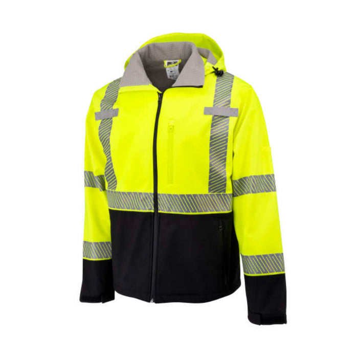 Radians Hi Vis Softshell Ripstop Jacket - ANSI Class 3 - Type R - SJ322B