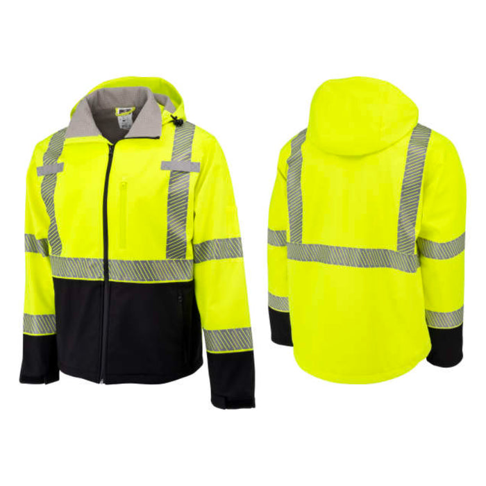 Radians Hi Vis Softshell Ripstop Jacket - ANSI Class 3 - Type R - SJ322B