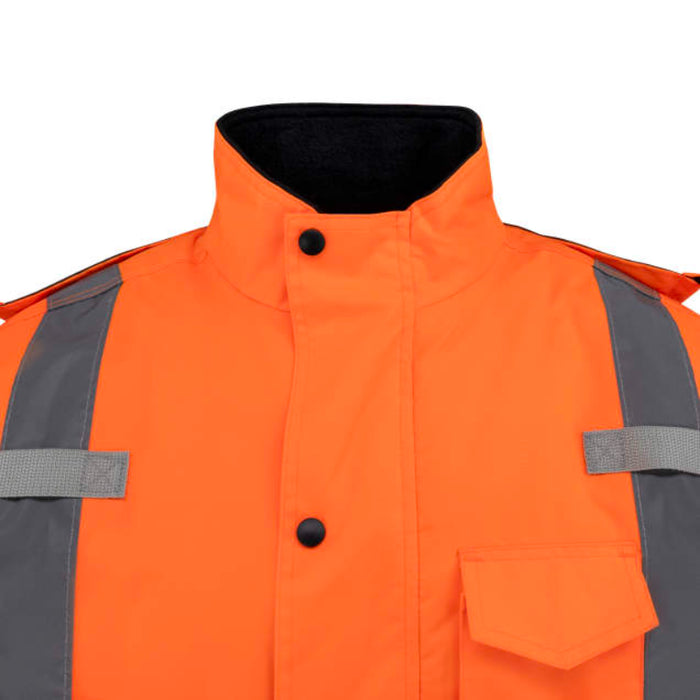 Radians High Visibility Quilted Parka - ANSI Class 3 - Type R - SJ411QB-3