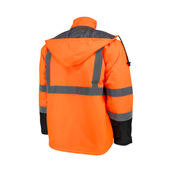 Radians High Visibility Quilted Parka - ANSI Class 3 - Type R - SJ411QB-3