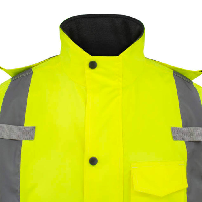 Radians High Visibility Quilted Parka - ANSI Class 3 - Type R - SJ411QB-3