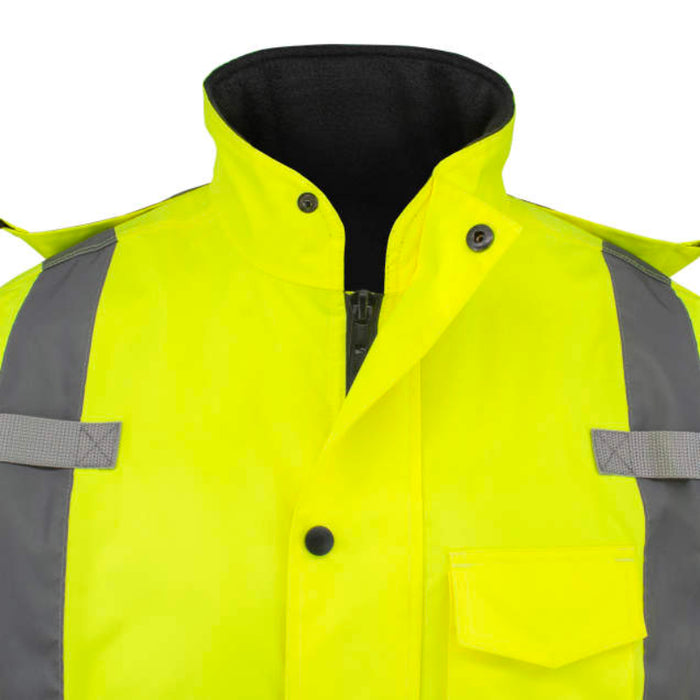 Radians High Visibility Quilted Parka - ANSI Class 3 - Type R - SJ411QB-3