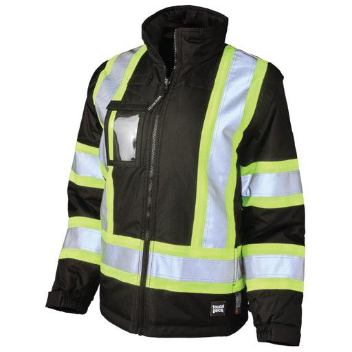 Hi Vis Softshell Work Jacket | Reflective Jacket | Made In The U.S.A - Foto 9