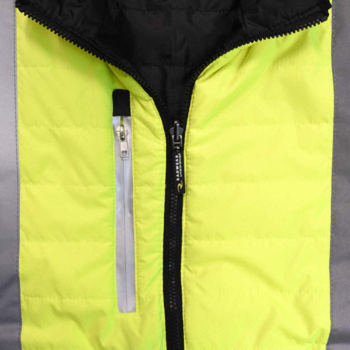 Radians High Visibility Quilted Reversible Jacket - ANSI Class 3 - Type R - SJ510