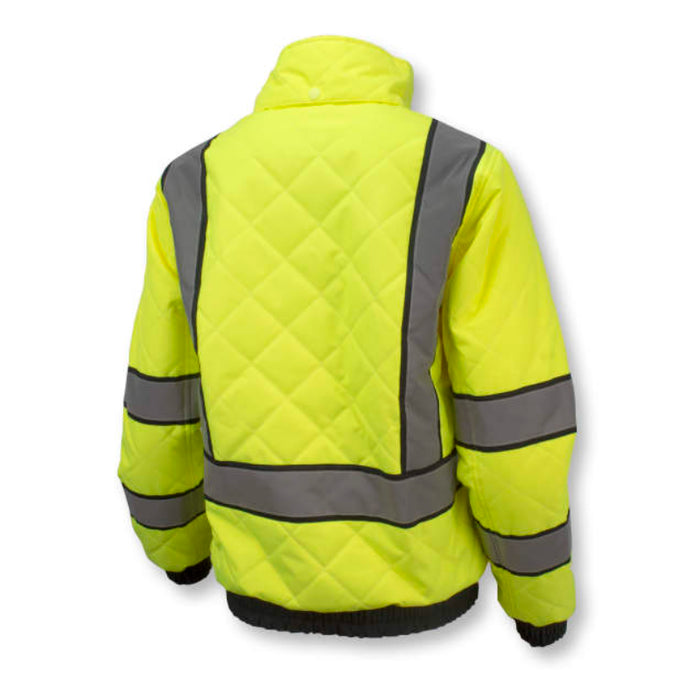 Radians High Visibility Women's Quilted Bomber Jacket - ANSI Class 3 - SJ930-3