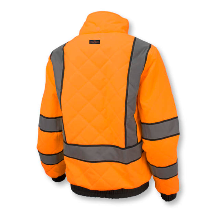 Radians High Visibility Women's Quilted Bomber Jacket - ANSI Class 3 - SJ930-3