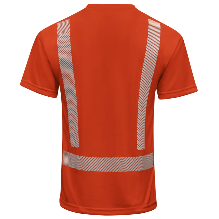 Red Kap® Hi-Visibility Short Sleeve Performance Core Tee - ANSI Class 2 - SK25HV