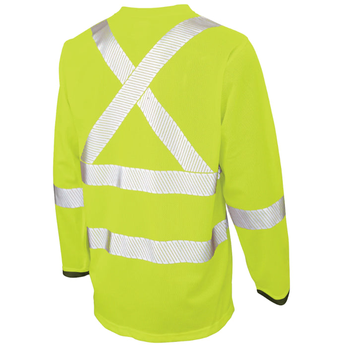 Tough Duck Micro Mesh Long Sleeve Safety T-Shirt - ST08