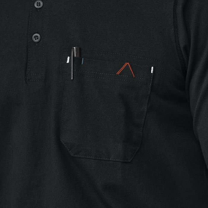 Bulwark® FR Men's Lightweight Flex Knit Henley CAT 2 - STL2