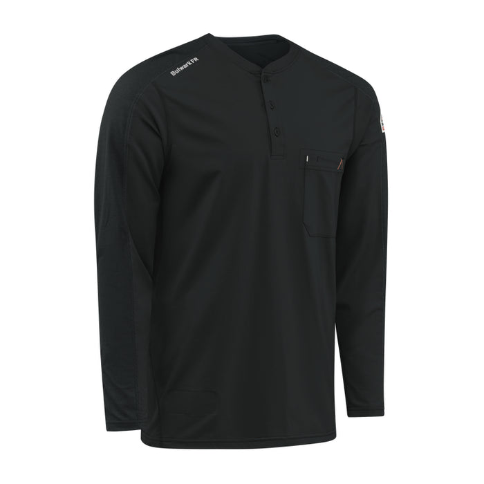 Bulwark® FR Men's Lightweight Flex Knit Henley CAT 2 - STL2