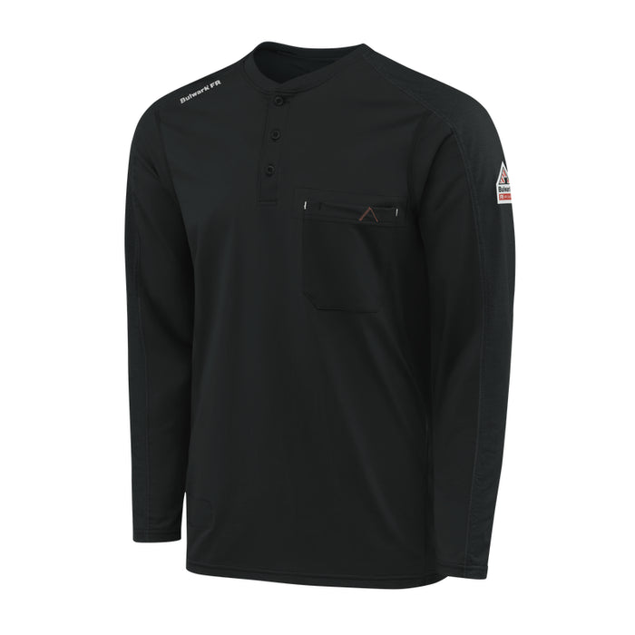 Bulwark® FR Men's Lightweight Flex Knit Henley CAT 2 - STL2