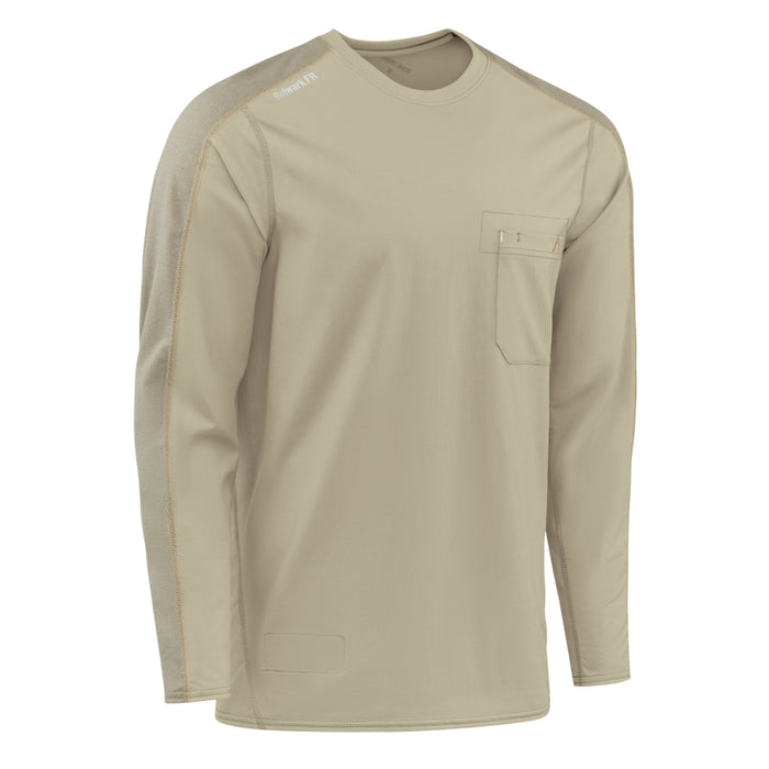 Bulwark® Lightweight Flame-Resistant Flex Knit Men's Comfort Tee CAT 2 - STT2