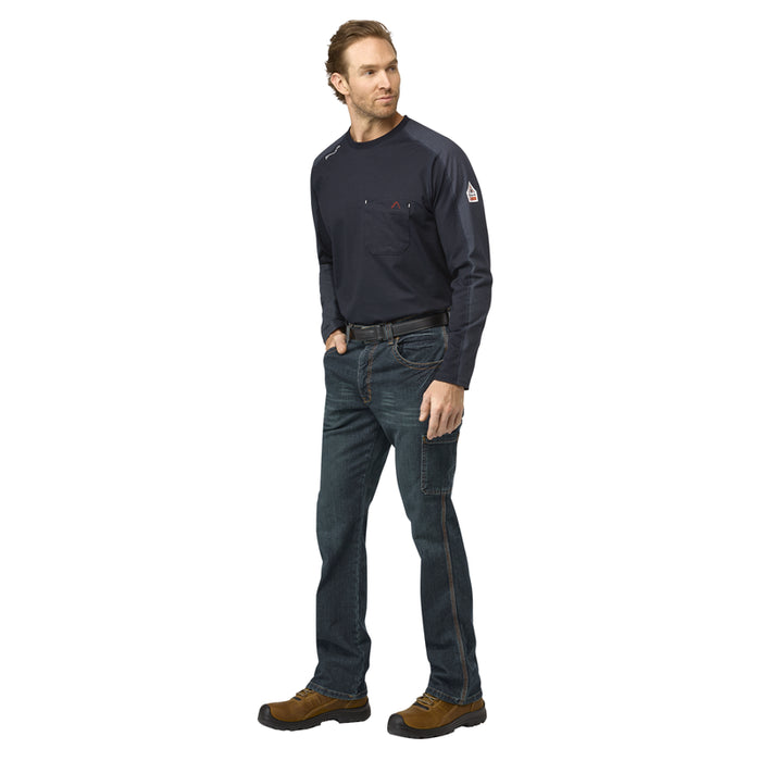Bulwark® Lightweight Flame-Resistant Flex Knit Men's Comfort Tee CAT 2 - STT2