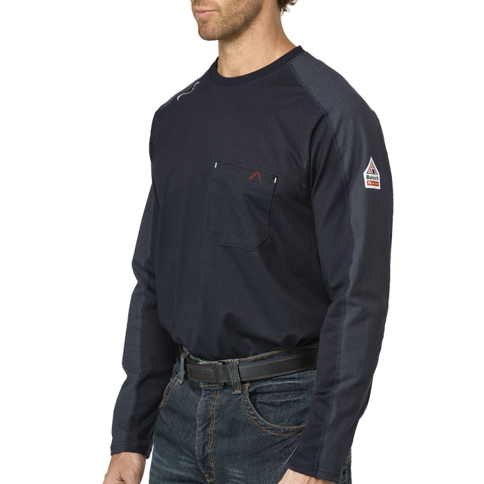 Bulwark® Lightweight Flame-Resistant Flex Knit Men's Comfort Tee CAT 2 - STT2
