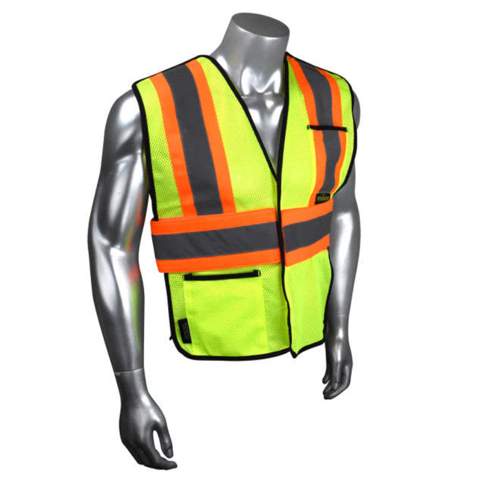Radians High Visibility ANSI Class 2 Type R Economy Break Away Vest X-Back - SV010X-1