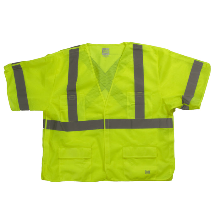 Tough Duck® Hi Vis Sleeved Safety Vest - X-Back - ANSI Class 3 - SV07