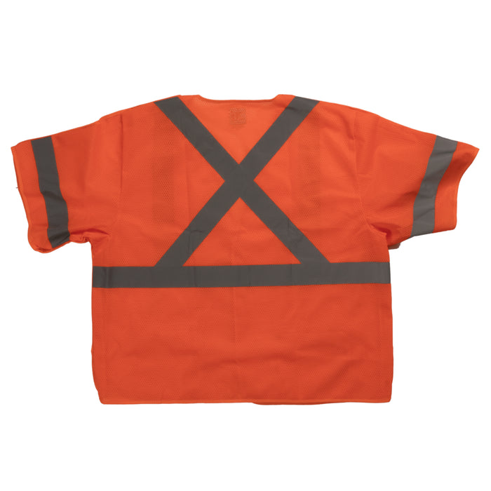 Tough Duck® Hi Vis Sleeved Safety Vest - X-Back - ANSI Class 3 - SV07