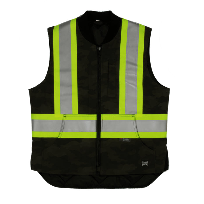 Tough Duck® Hi Vis Camo Flex Duck Safety Vest - X-Back - ANSI Class 1 - SV08