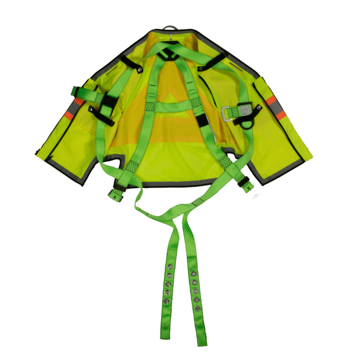 Tough Duck® Hi Vis Harness Compatible Safety Vest - X-Back - ANSI Class 2 - SV09