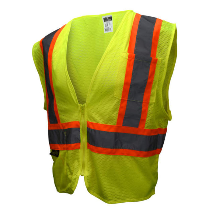 Radians High Visibility Type R ANSI Class 2 Safety Vest with Two-Tone Trim - SV22-2